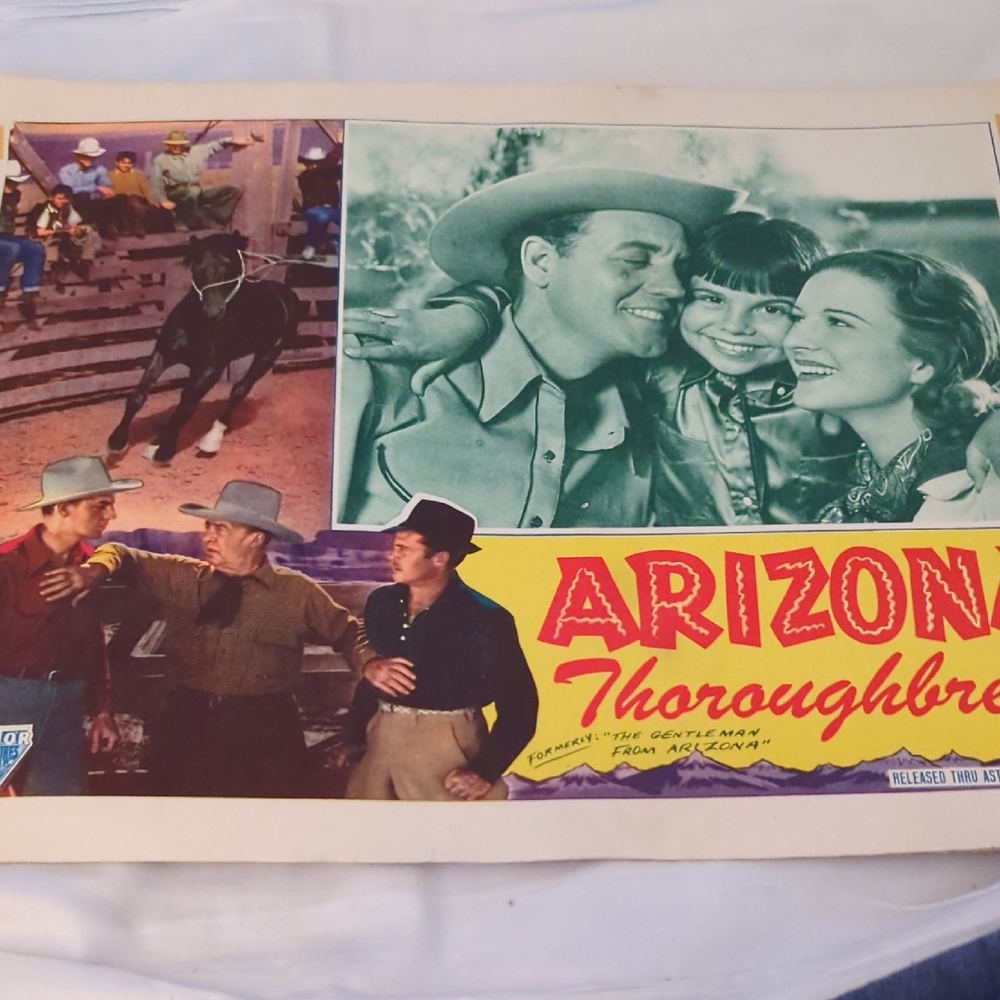 Arizona Thoroughbred Lobby Card